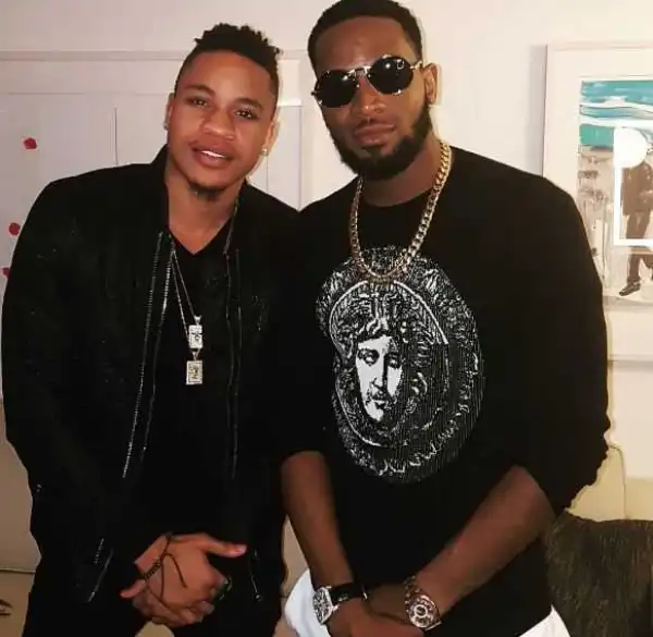 D’banj Poses With Nigerian ‘Power’ Star Rotimi Akinosho (Photo)